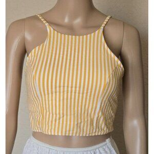 Lululemon Size Medium Seersucker High Neck Long Swim Top multicolor size M